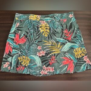 Ripskirt Hawaii Tropical Floral Mini Skirt